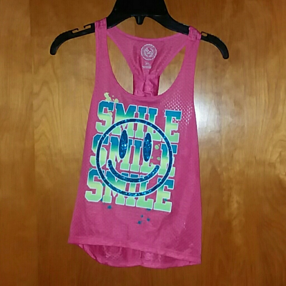 Girl's Racerback Mesh Tank